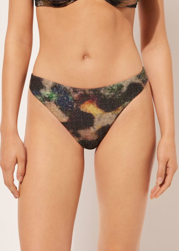 Slip Costume Sparkling Camouflage