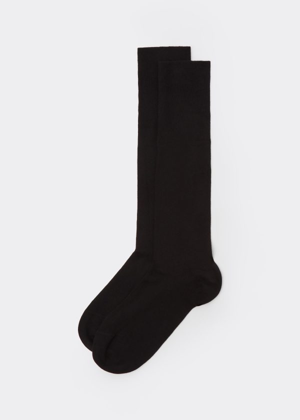 Calze Lunghe con Cashmere da Uomo